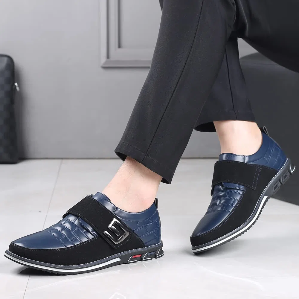 Mocasines de Hombre de Cuero de Primera Calidad Comfort Business Casual Oxford Zapatos de Vestir Zapatos de Moda Zapatillas de Vestir Oficina de Oficina de conducción de Zapatos