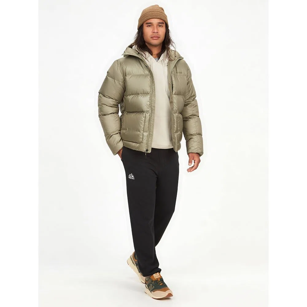 Marmot Guides Down Hoody Lightweight down jacket, warm winter puffy, water-repellent quilted coat, windproof functional jacket, packable outdoor jacket with hood Hombre (Pack de 1)
