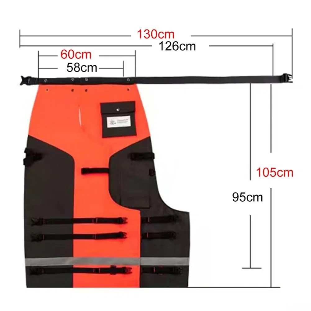 SPORTARC Pantalones de protección para motosierra, pantalones de protección de registro seguro, equipo de seguridad para operadores de motosierra