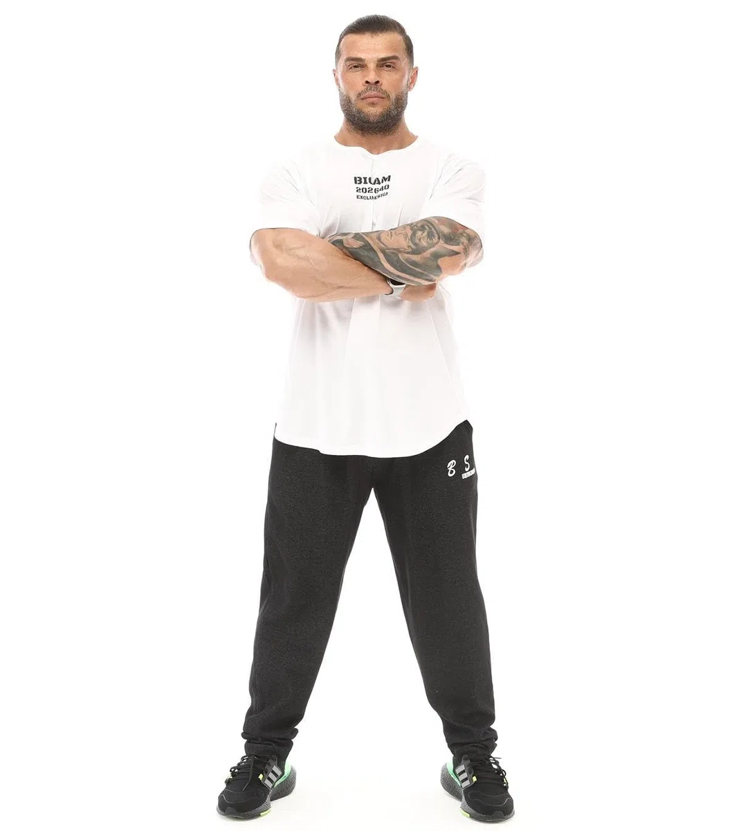 Camiseta de gran tamaño para hombre, tela fina, 100 % algodón, camiseta de gimnasio