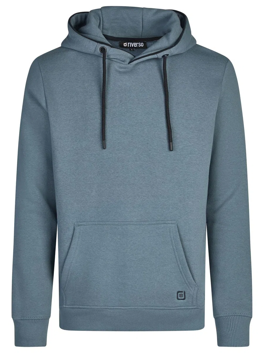 riverso Sudadera con capucha para hombre de corte regular RIVSandro, sudadera con capucha para hombre, color marrón, rojo, azul, beige, negro, verde, S, M, L, XL, XXL, 3XL, 4XL, 5XL