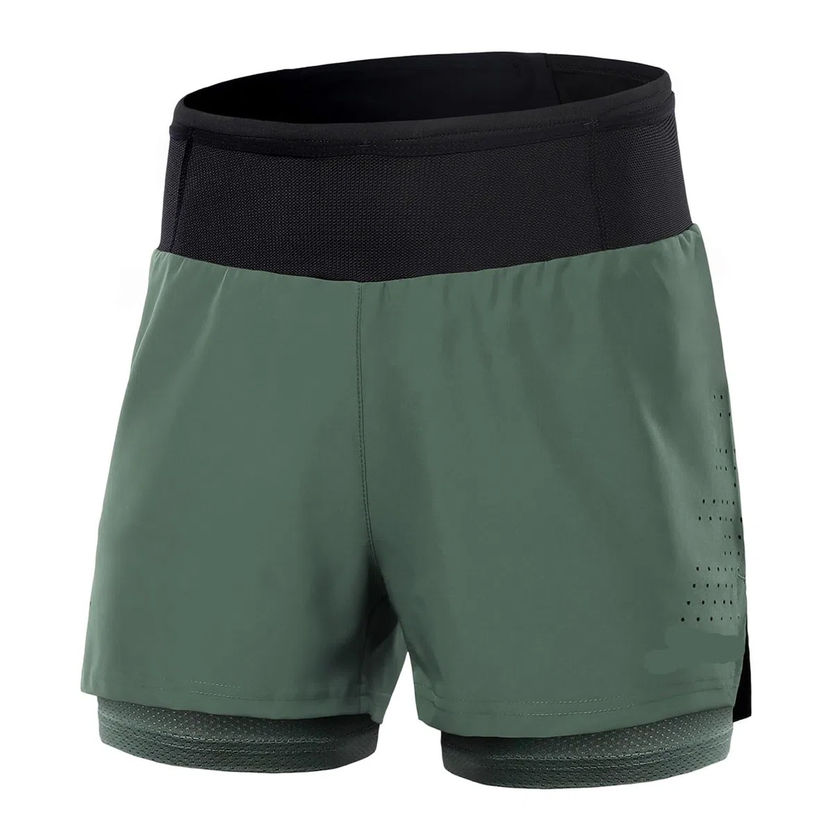 Mallas Cortas Hombre Pantalones Cortos Deportivos 2 en 1 for Hombre, de Cintura Alta, con Bolsillos, for Gimnasio, Trotar y Tenis