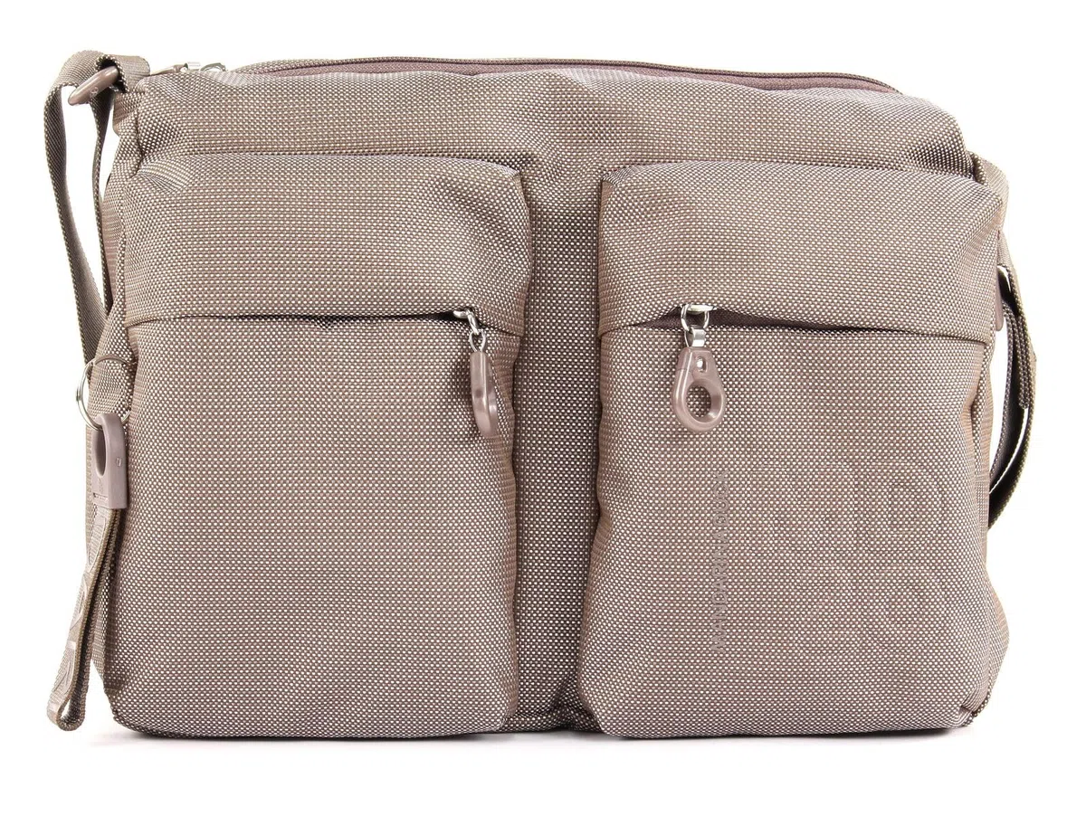 Mandarina Duck Bolso bandolera gris (Iron Gate) Md 20 P10qmtt7 21x15x8 (L x H x W)
