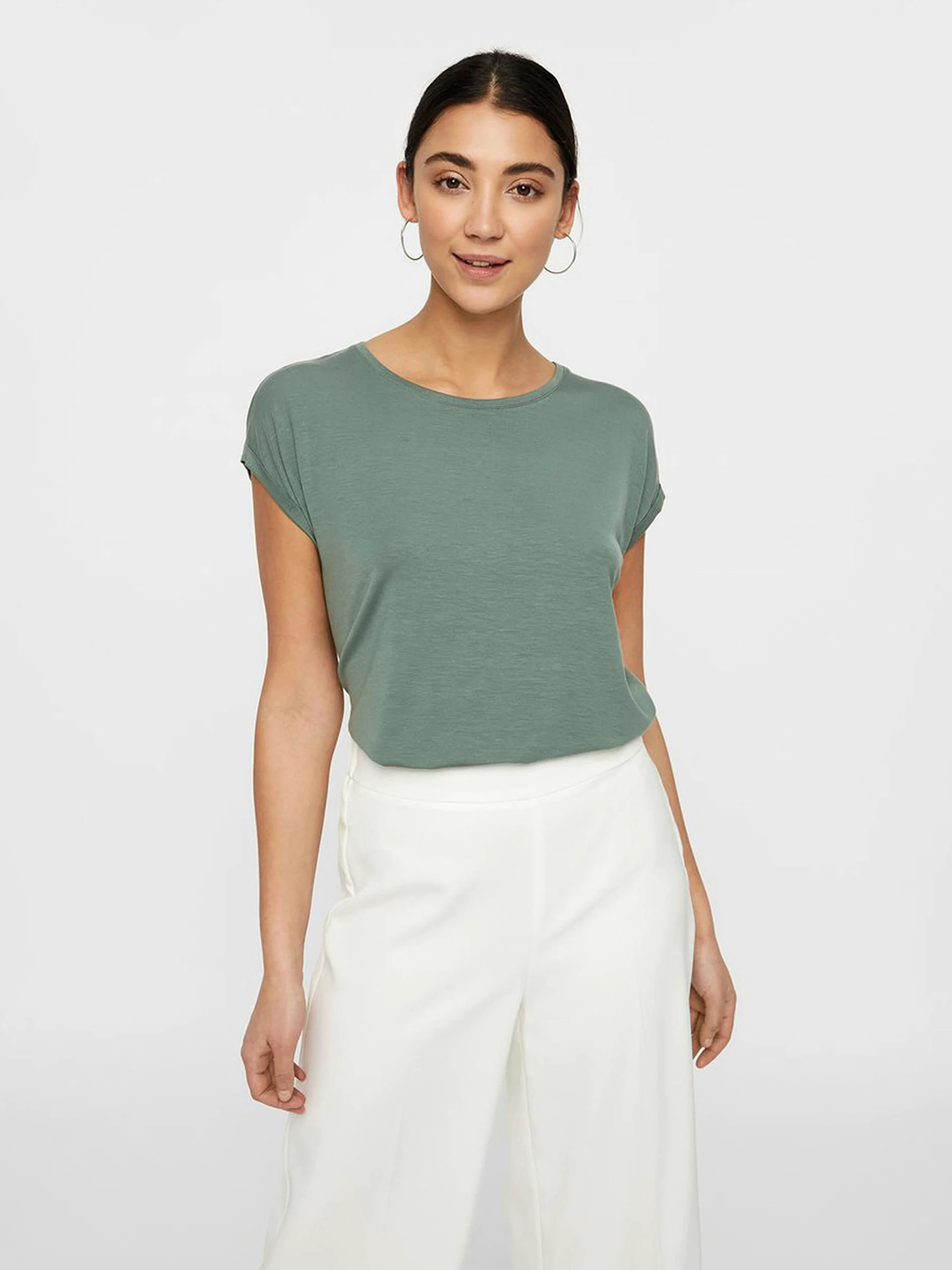VERO MODA Vmmaxi My SS Soft U-Neck Noos Camiseta para Mujer