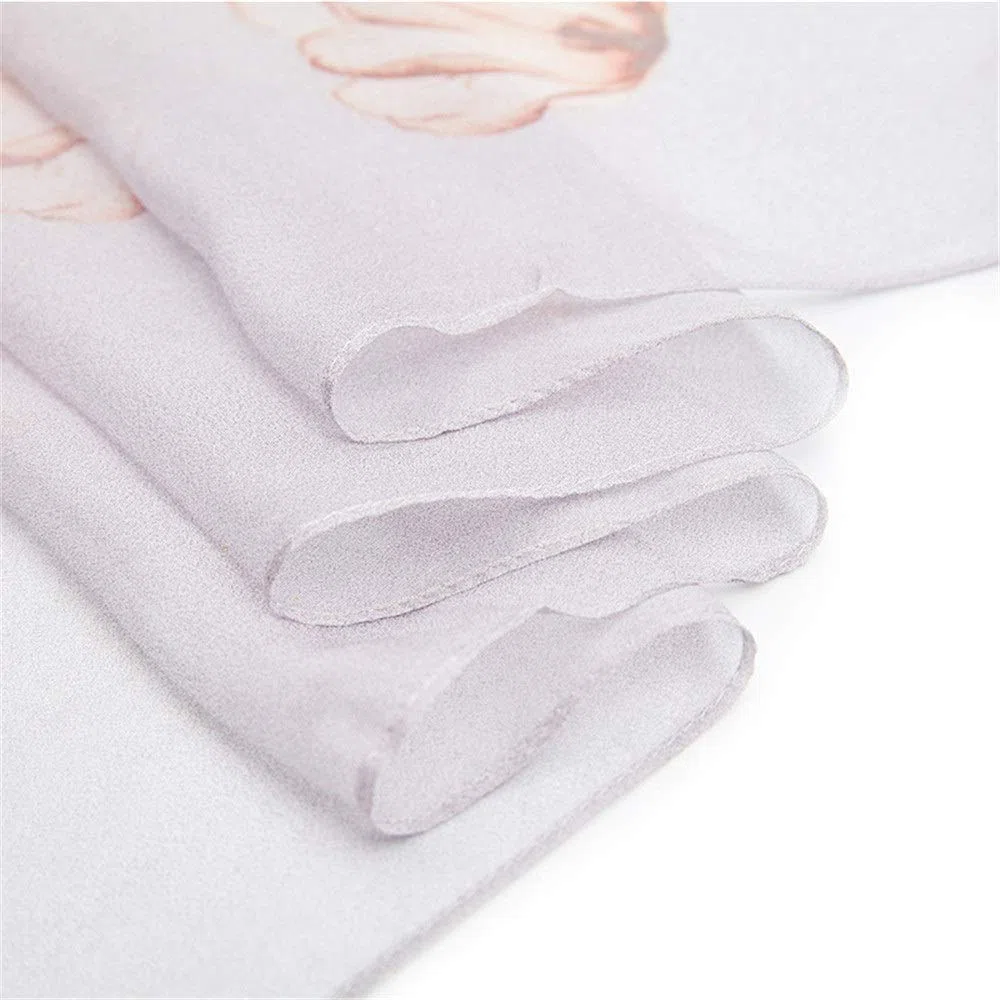 Pañuelos cuadrados de satén, Bufanda de cuello cuadrado, chal ligero seda satinada suave. Mujer Estampado floral Multi