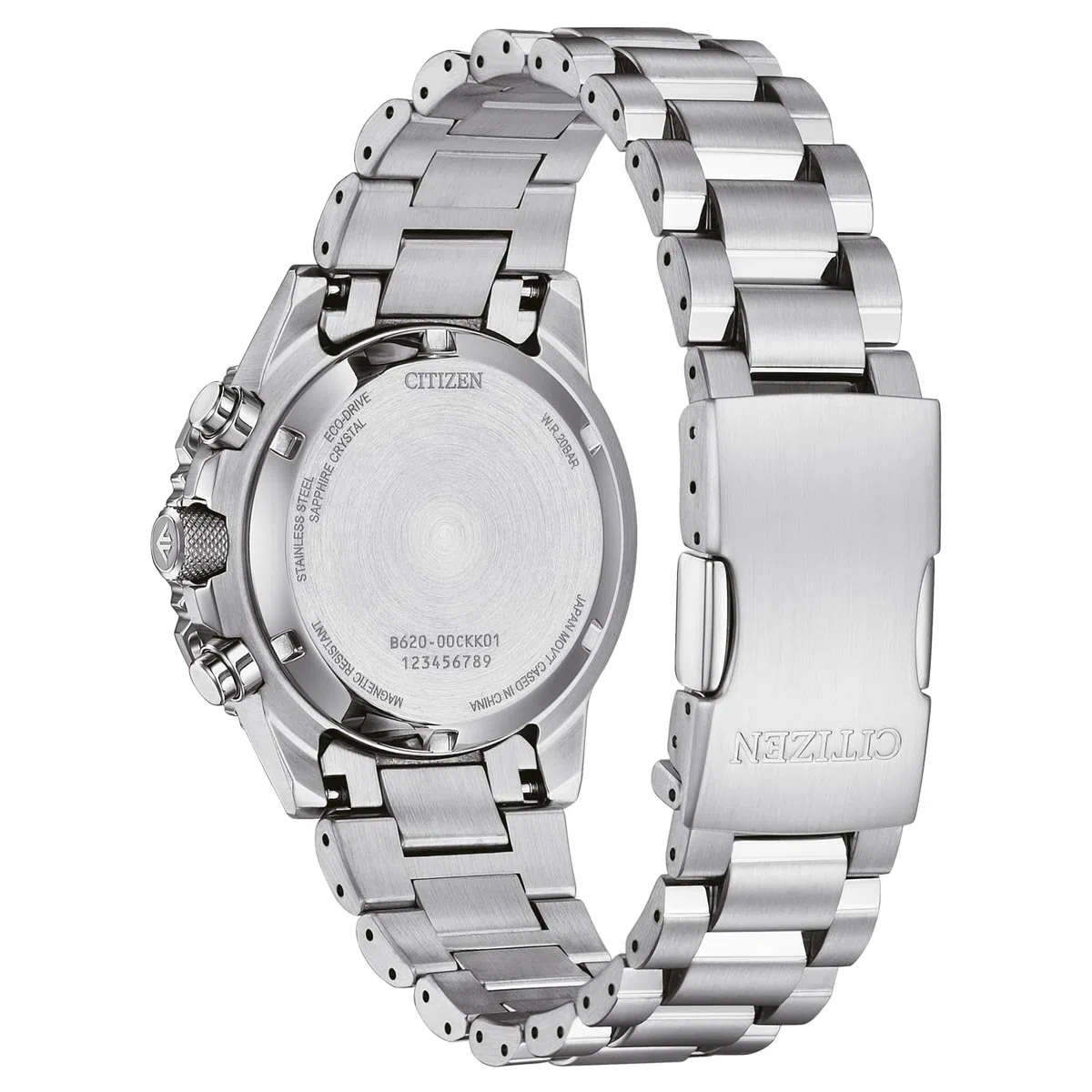CITIZEN Eco-Drive Promaster Air Navihawk - Reloj unisex con cronógrafo solar con correa de acero inoxidable de 40 mm de diámetro en diferentes variantes
