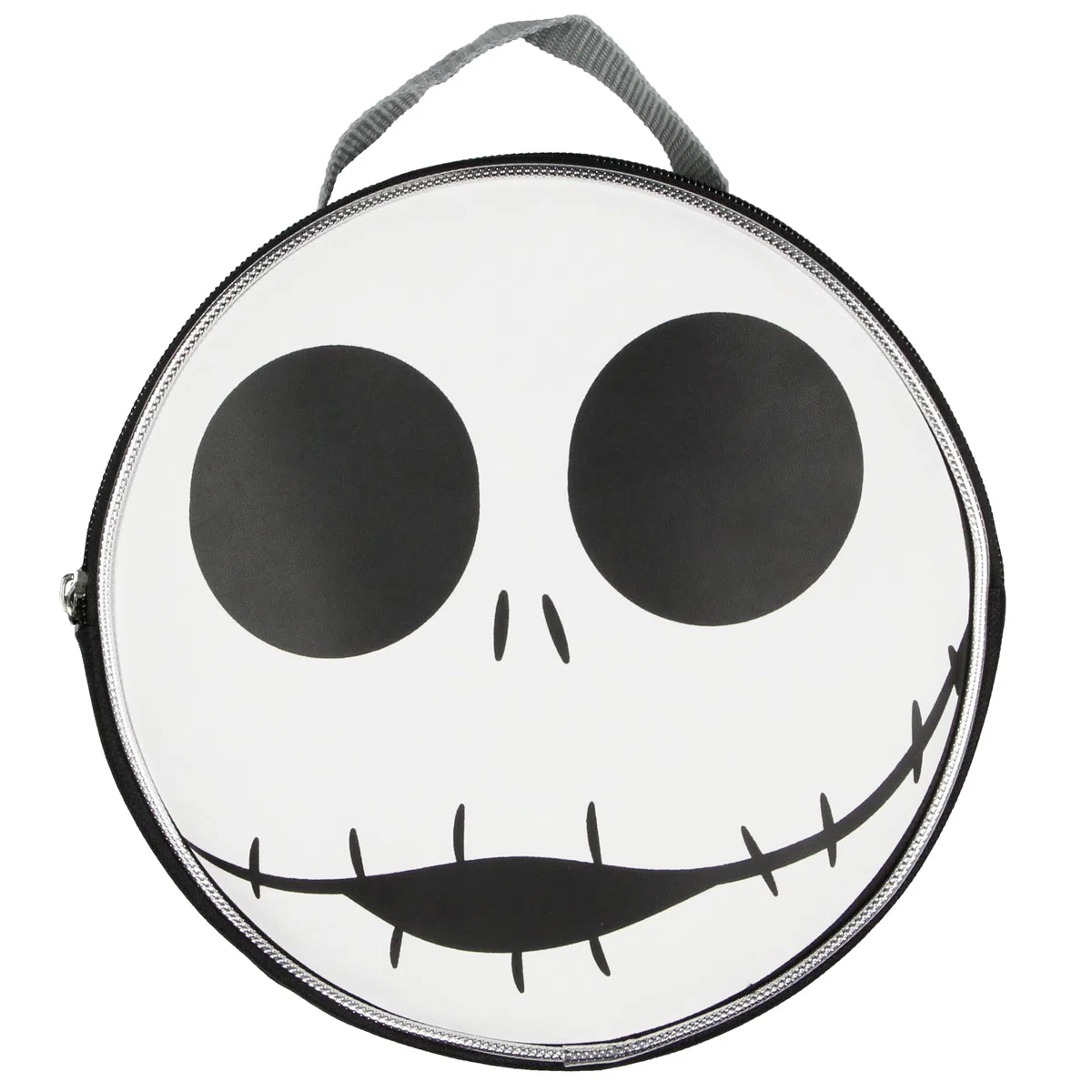 Disney Nightmare Before Christmas Jack Skellington - Juego de mochila de 5 piezas con fiambrera, estuche para lápices, mosquetón y llavero de 16 pulgadas
