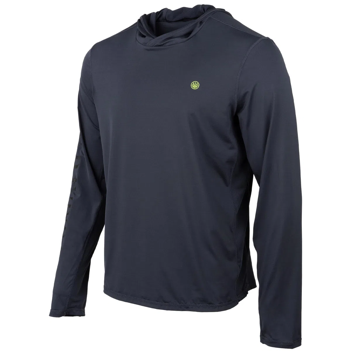 Beretta Keys Flex - Sudadera con capucha transpirable de secado rápido UPF 50+ para hombre, protección solar, casual, para exteriores, activa, manga larga, rendimiento