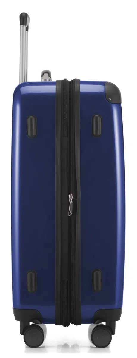 HAUPTSTADTKOFFER - Alex R2 - Juego de 3 Maletas, Maletas rígidas, Trolley, Equipaje de Viaje Mate, Set de Viaje, 4 Ruedas Dobles (S, M y L), Azul Oscuro