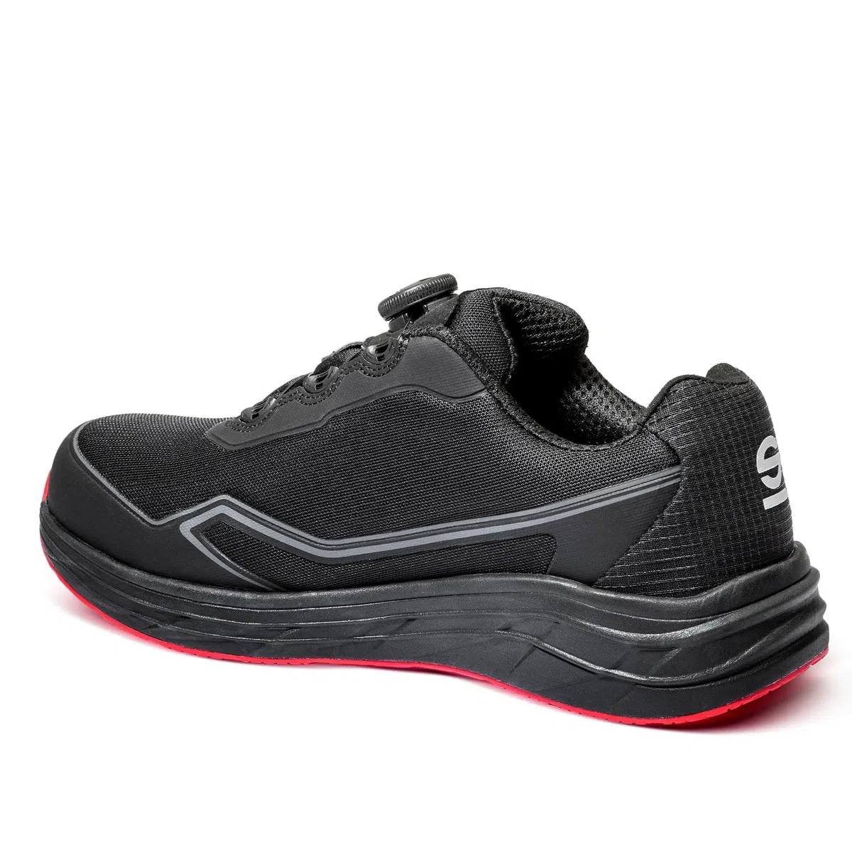 Sparco Teamwork Rotor, Zapatos de Seguridad para Hombre S3 ESD HRO Bajos. Cierre rápido Rotor A-Top, repelentes al Agua, sin Metal, Suela HRO, EU 41