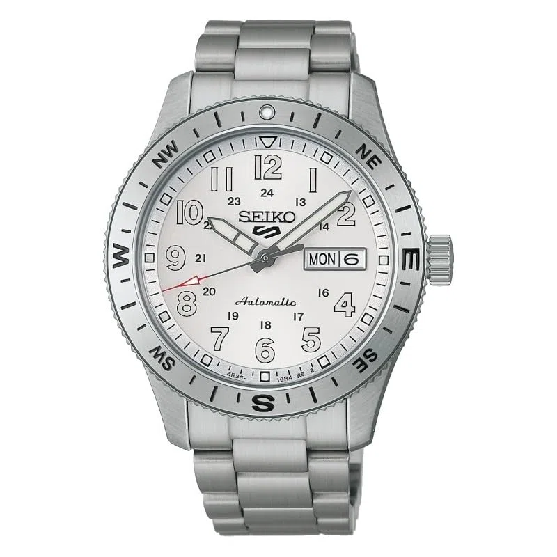 Seiko Reloj Automático de Acero, Estilo Deportivo, con Día y Fecha, Modelo HDB007K1
