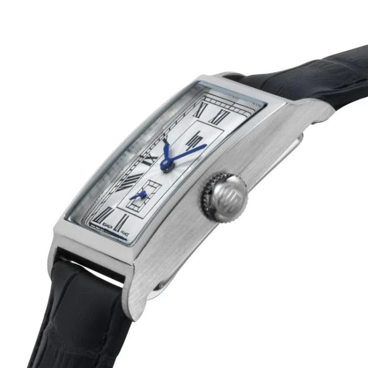 Lip Churchill T18 - Reloj con esfera de sol - Cuero negro, correa