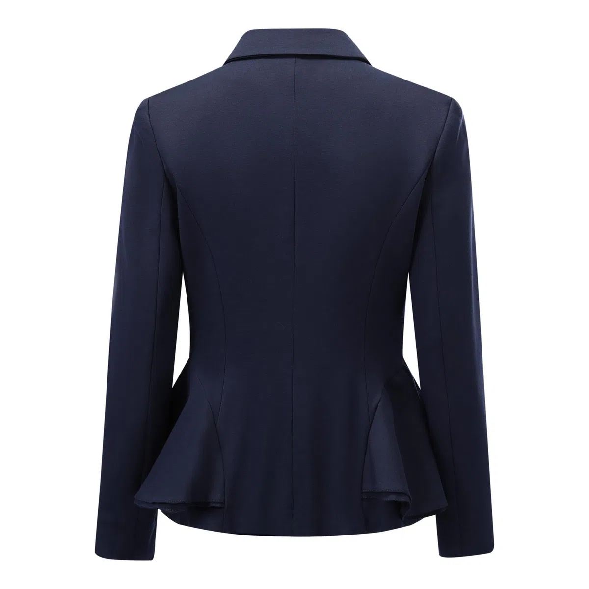 YYNUDA Blazer Mujer con Dobladillo Peplum Business Casual Chaqueta de Transición Color Sólido Traje para Fiesta Boda Oficina