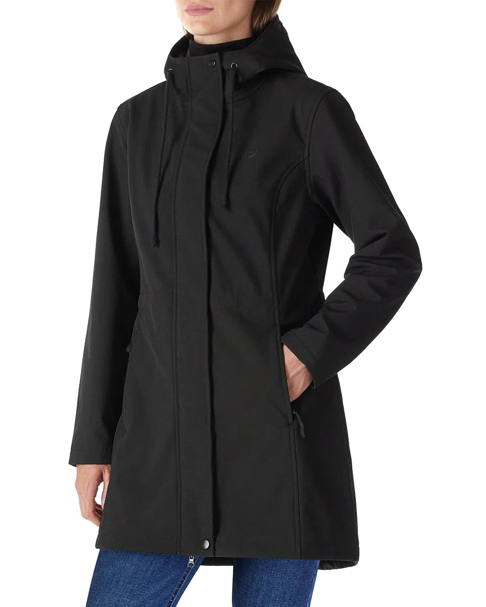 Outdoor Ventures Chaqueta acolchada ligera con cremallera completa para mujer con capucha, abrigo de invierno acolchado