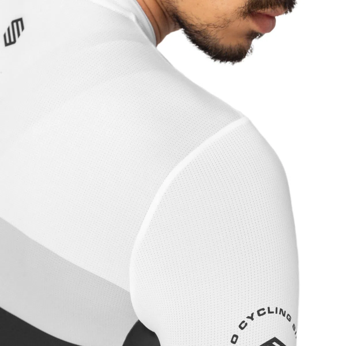 SIROKO - Maillot de Ciclismo Verano M3 Podium - S - Negro/Blanco