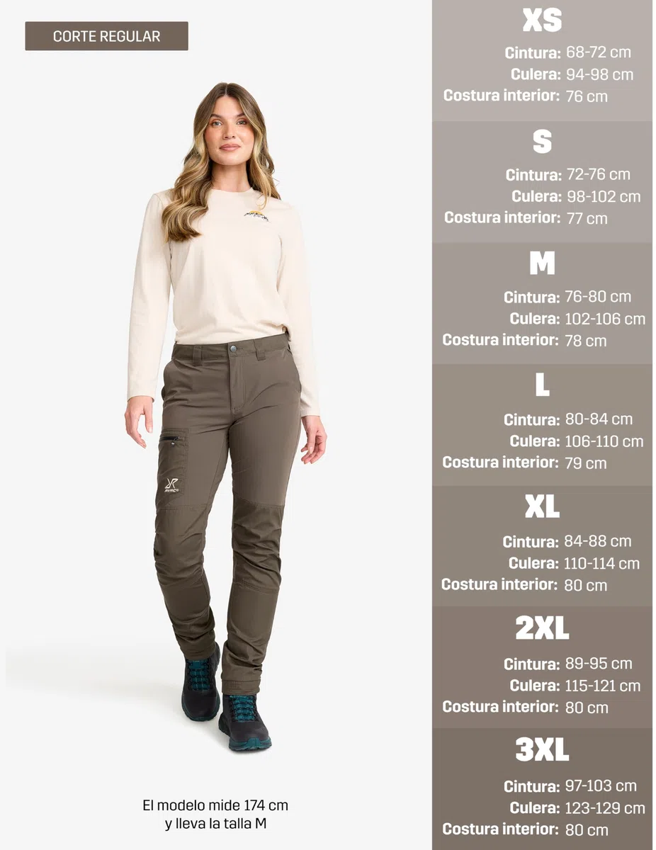 RevolutionRace Rambler Lightweight Pants para Mujer, Pantalones de Senderismo duraderos y Ligeros