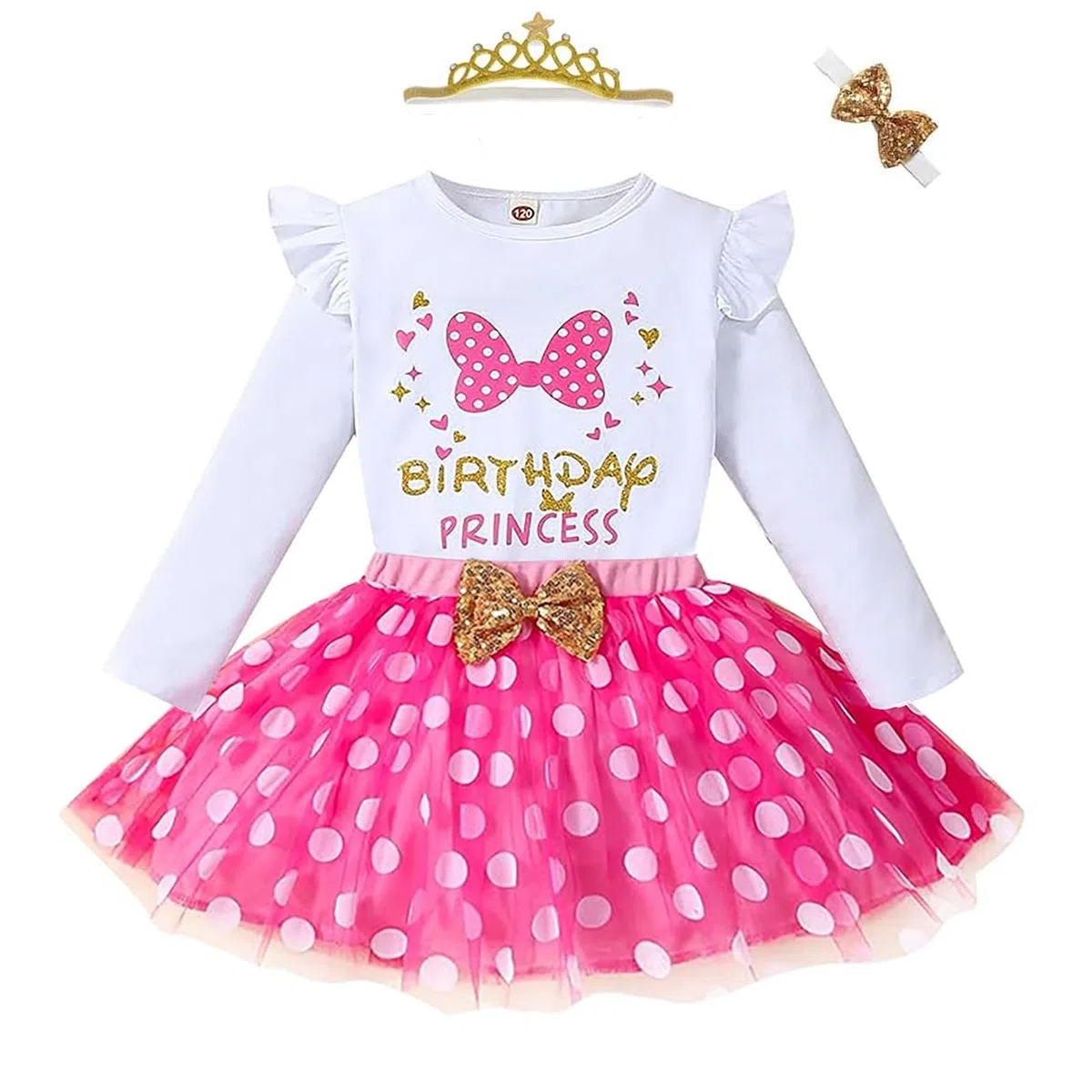 Traje de princesa de cumpleaños para niñas pequeñas, chaleco sin mangas, falda tutú de malla con lunares
