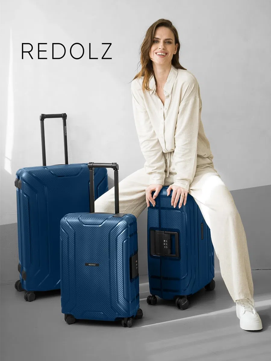 REDOLZ Essentials 15 Productos habituales, azul marino, L (75 cm)