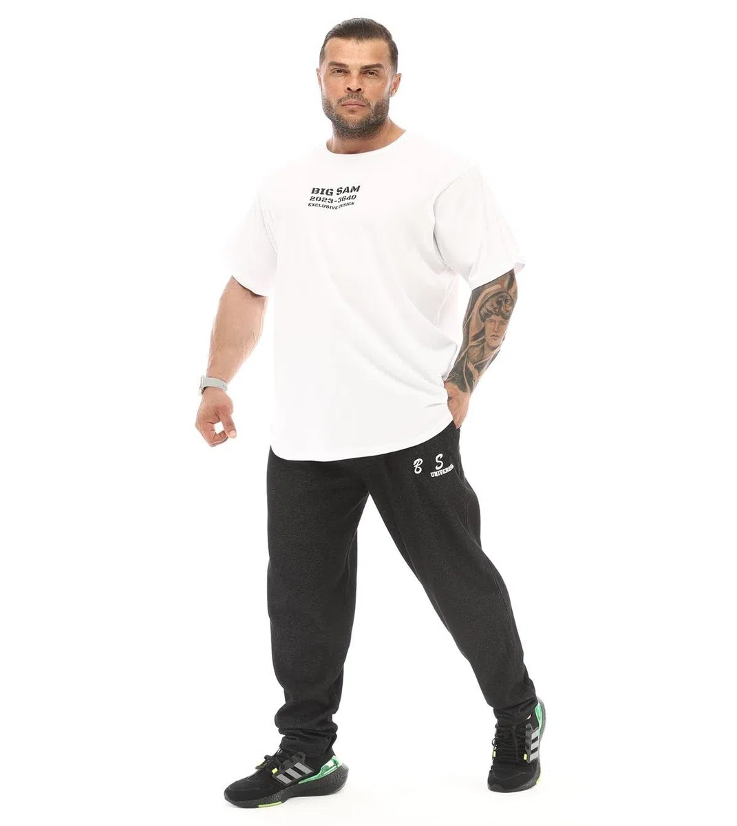 Camiseta de gran tamaño para hombre, tela fina, 100 % algodón, camiseta de gimnasio