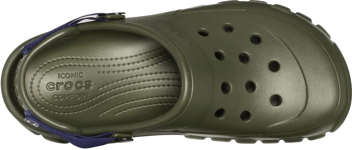 Crocs Unisex Adulto Offroad Sport Clog Zueco, Army Green/Navy, 45/46 EU