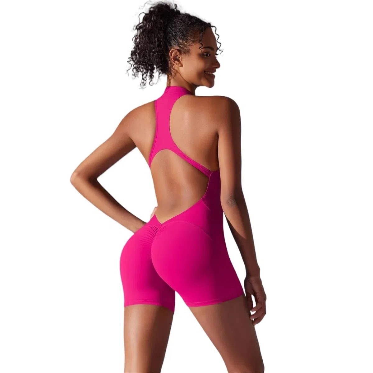 Mono de Yoga Monos de Yoga sin Costuras, Ropa Deportiva Fitness una Pieza for Mujer