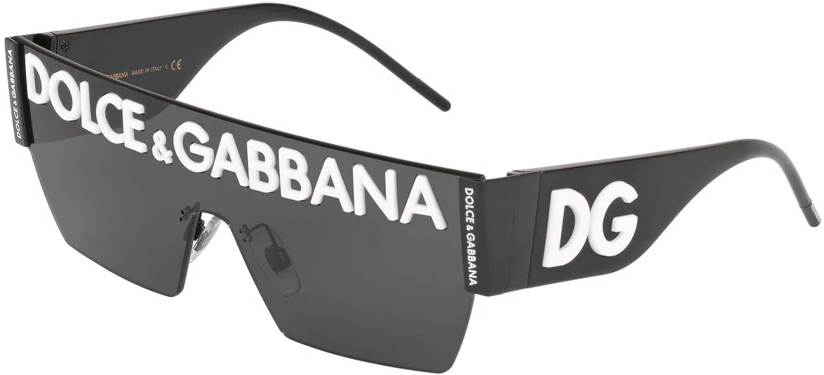 Ray-Ban 0DG2233 Gafas de sol, Rectangulares, 40, Black
