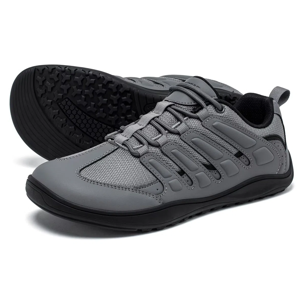 HOBIBEAR Zapatos anchos para hombre y mujer, para caminar, correr, suela de caída cero, ligeros y cómodos