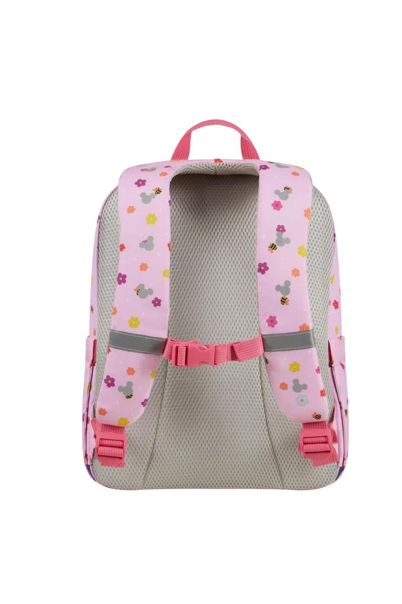 Samsonite Daydream Disney - Mochila Infantil Minnie Mouse, 36 cm, 15 L - Ergonómica con Tirantes Acolchados y Panel Trasero - Detalles Reflectantes - 2 Portabotellas - Minnie Flower Power