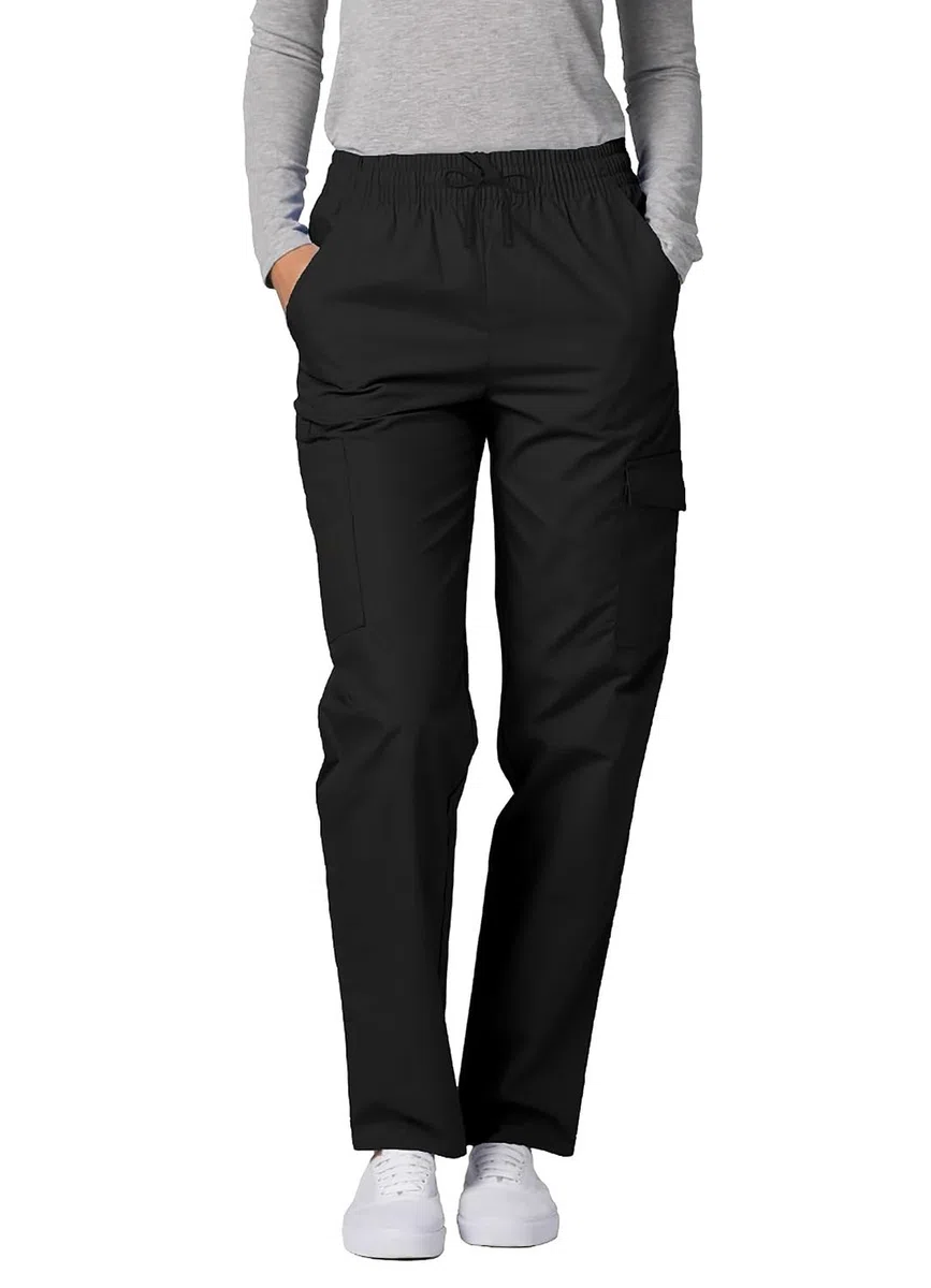 Adar Uniformes médicos para Mujer - Pantalón médico Cargo - 506 - Black - 5X