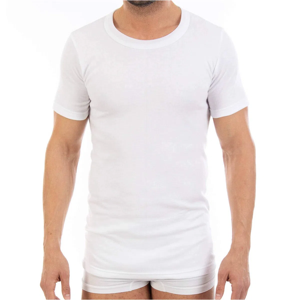 Multipack de Camiseta Interior Termal de Hombre L100, Manga Corta y Cuello Redondo.