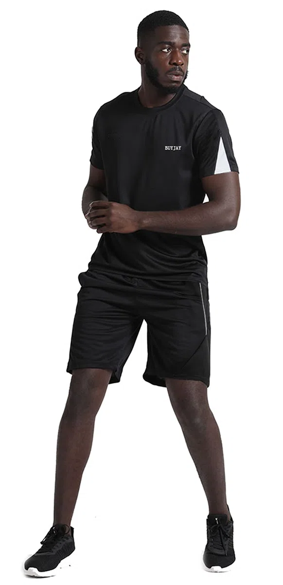 BUYJYA Ropa de entrenamiento para hombre, pantalones cortos atléticos para baloncesto, fútbol, ejercicio, entrenamiento, correr y gimnasio, 3 unidades