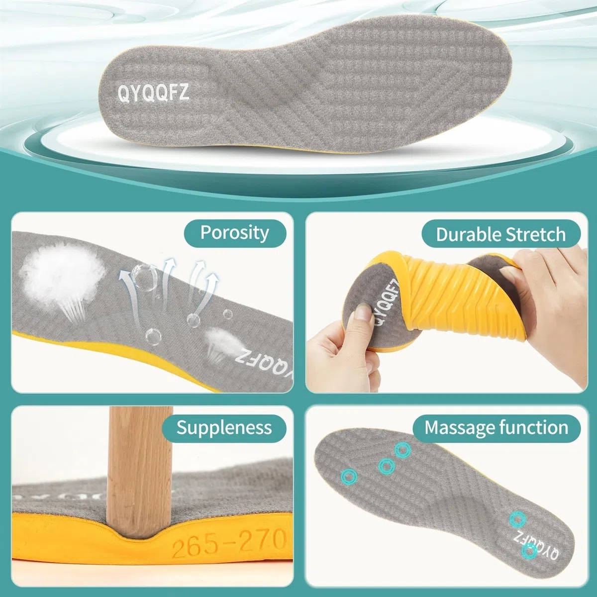 JXKWSY Plantilla ortopédica de corrección de piernas O/X 1 par, cuña de talón corrector de piernas, plantillas de supinación para mujeres y hombres inserciones de zapatos de alineación (tamaño: 9.6