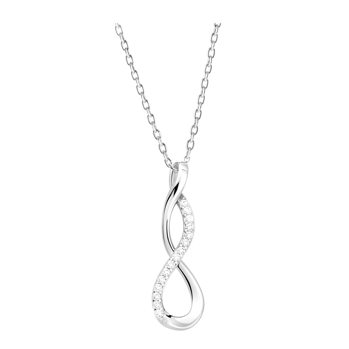 Sofia Milani - Collar para Mujeres en Plata de Ley 925 - Con Circonita - Colgante de Infinito