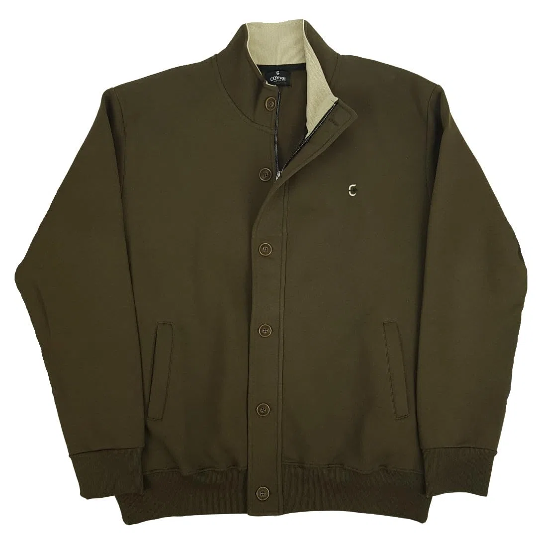 Sudadera Cárdigan Chaqueta con Botones Cremallera Bolsillos Cremallera Hombre Tallas Grandes XXXXL 5X