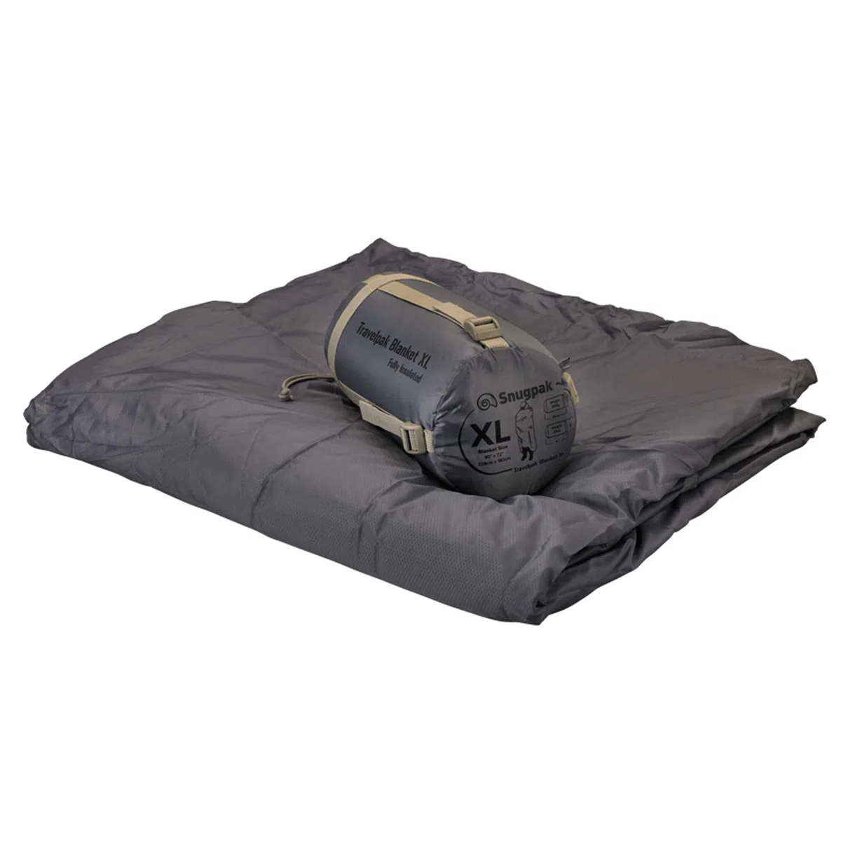 Snugpak 98860 Carrete de Pesca, Lanzamiento de Cebo, caña de Pescar, Unisex, Pebble Grey, Oversized 90 x 72