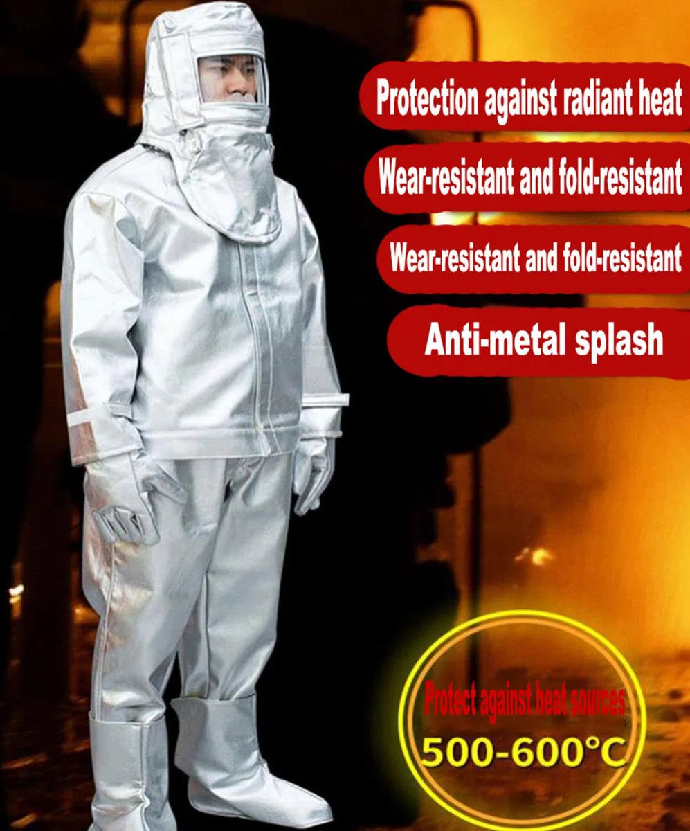 Ropa Ignífuga, Ropa Aislamiento Térmico Resistente A Radiación Térmica Adecuado para Aeroespacial, Protección contra Incendios, Policía A Prueba Explosiones