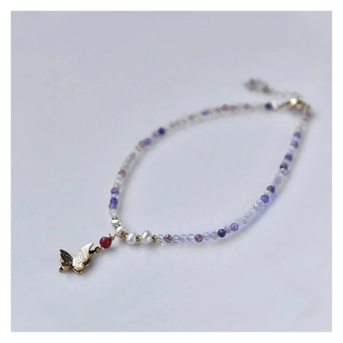 Pulseras de Tobillo Tobillera de Mujer Tobillera de Cadena de pie con Dije de Mariposa para Mujer Accesorios de joyería de Playa Tobilleras de Mujer