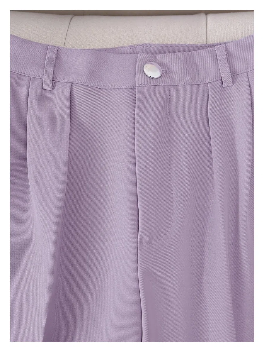 Traje de Oficina Elegante Dos Piezas, con Chaqueta, cinturón y pantalón Largo, Color Liso para Negocios, Trabajo, Oficina, Formal