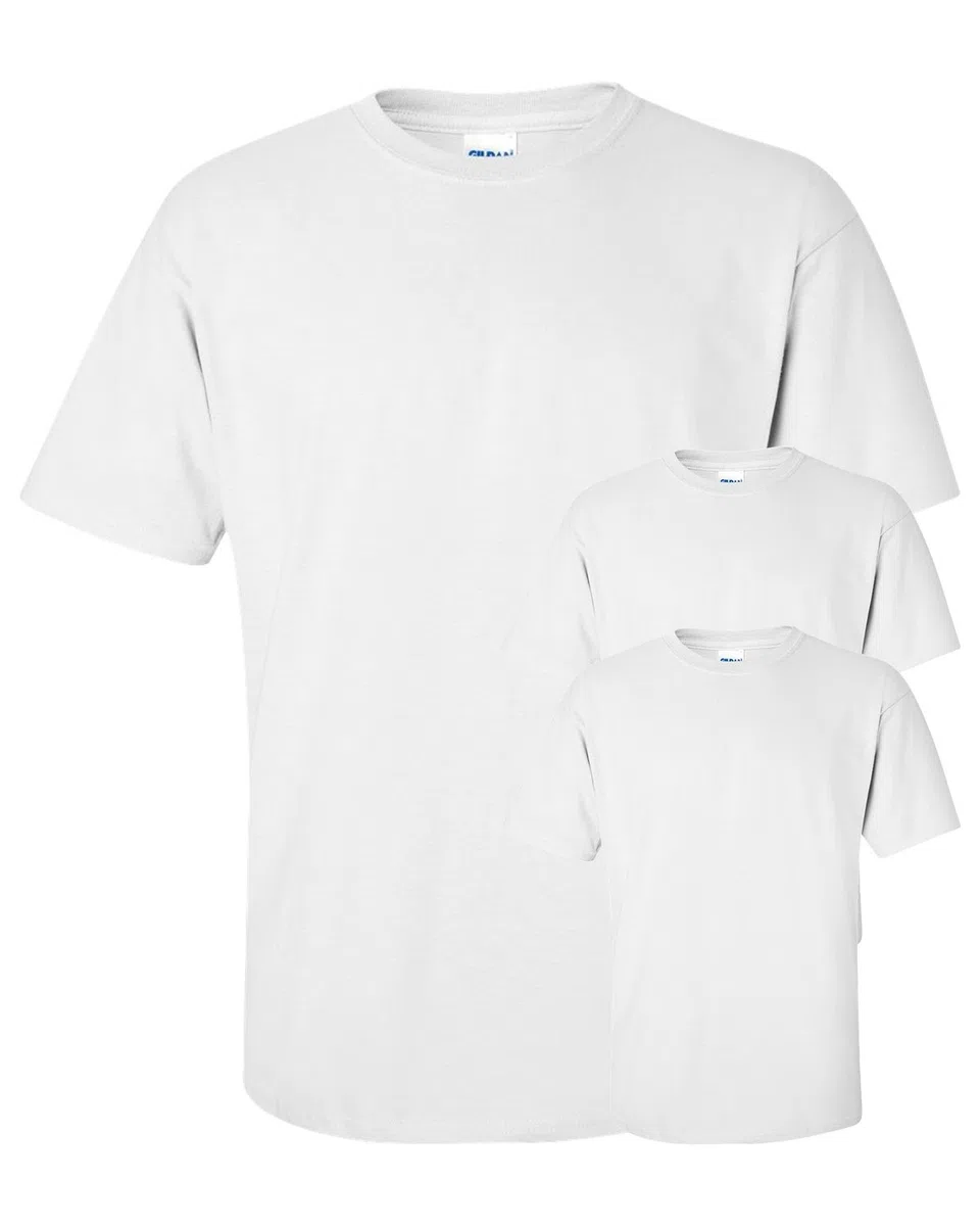 Gildan Camisa, Opaco (Pack de 4) para Hombre