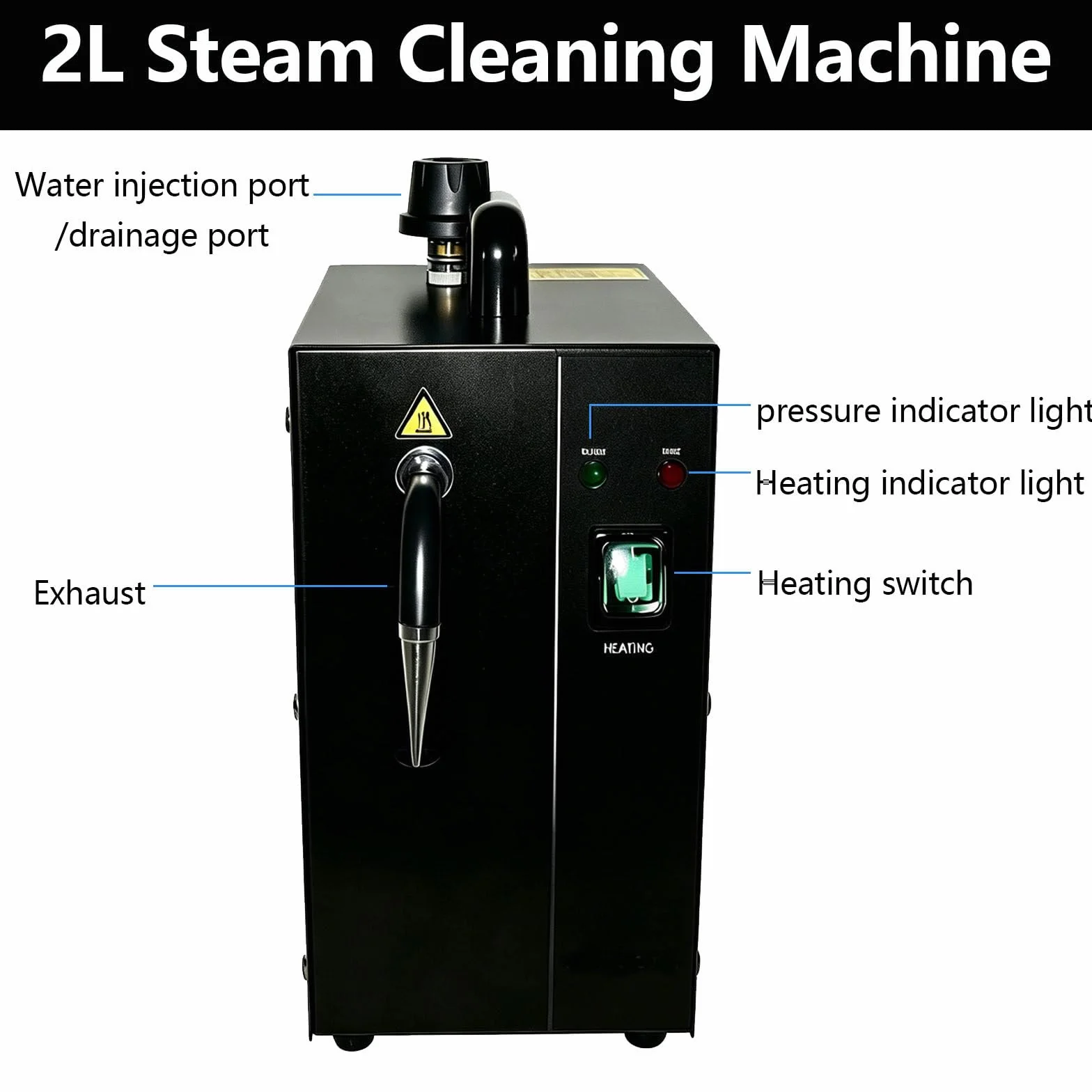 Limpiador a Vapor del Acero Inoxidable para Joyas, Arandela del Gemas Máquina del Limpieza a Vapor para Joyas del Oro Y Plata Equipo del Orfebrería