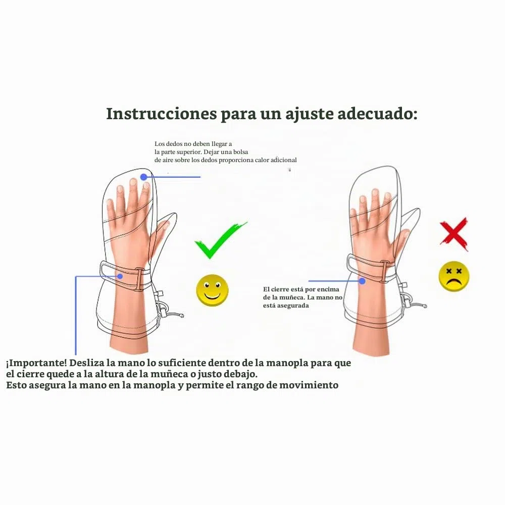 Manoplas para niños, bebés y bebés - Guantes de invierno impermeables Thinsulate