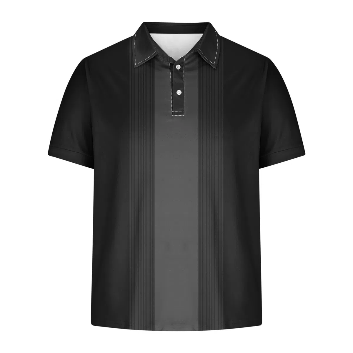 Poloshirts - Camisetas de manga corta con cuello de solapa para hombre, con solapa de botones impresos, ajuste regular, cómodo, capa base y ropa para uso diario casual