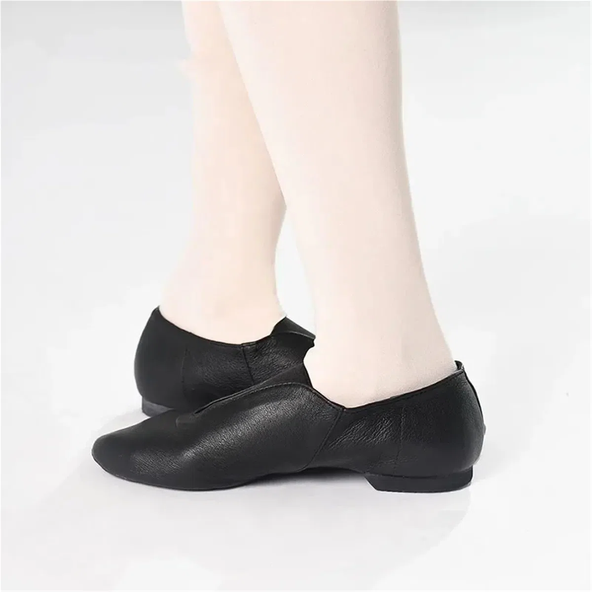 Slip On Dance Jazz Zapatos de Baile Bebé Niño Adulto Mujeres Hombres Vientre Moderno Ballet Gimnasio Jazzy Zapatillas para Presentaciones en el Escenario(Black,44)