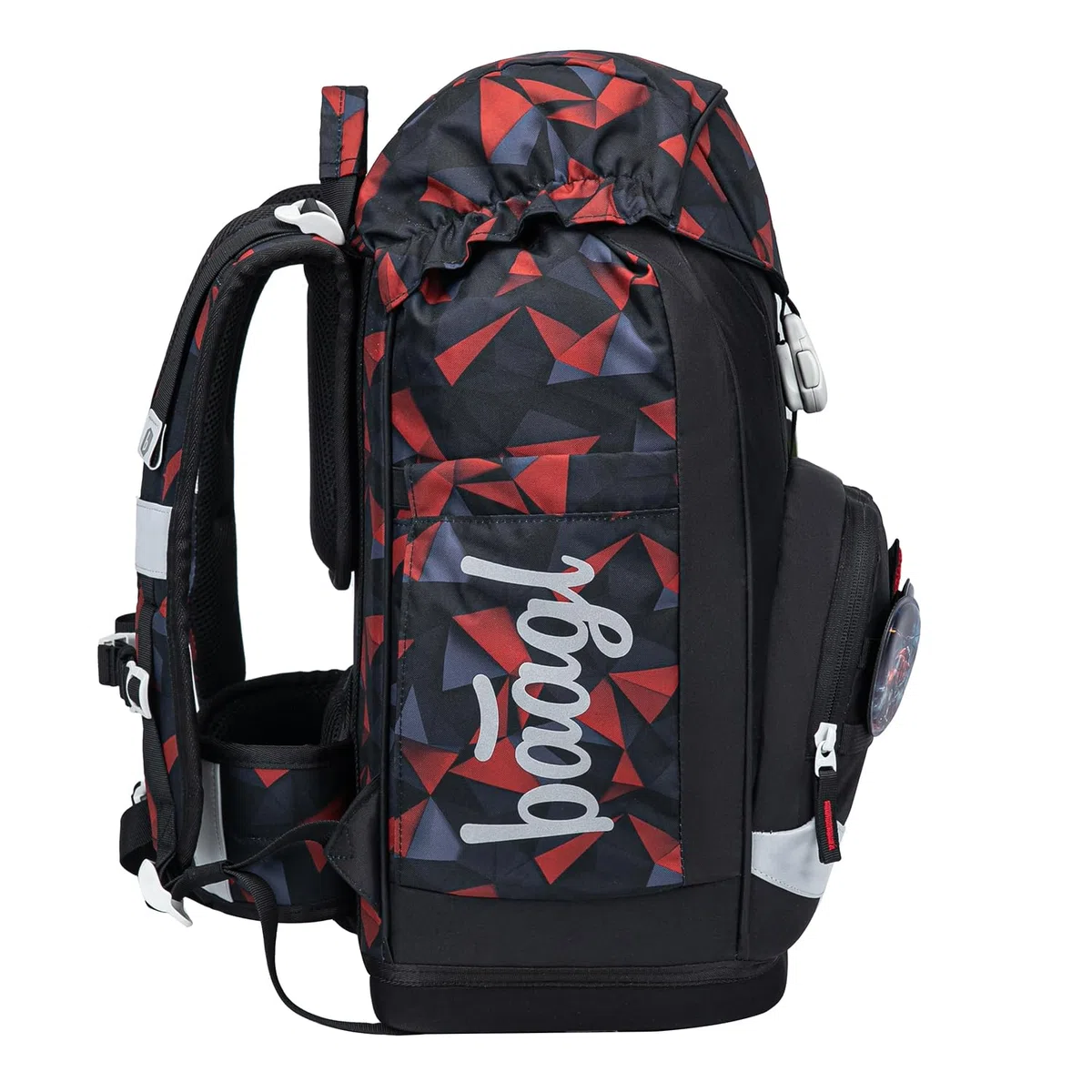 Baagl Mochila escolar para niños de 1ª clase, mochila escolar Airy Plus con sistema de espalda ergonómico y cinturón de cadera desmontable, mochila escolar ultraligera para escuela primaria, escuela | Compartimento aislado para aperitivos; cierre magnétic