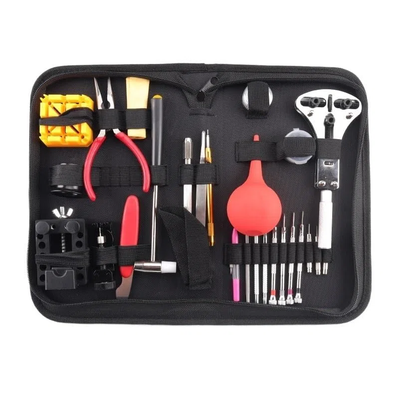 Kit de extracción de relojes, juego de herramientas de reparación de relojes, desmontaje y ajuste, interceptor de reloj, cambio de batería, desmontaje de la cubierta trasera, herramienta de