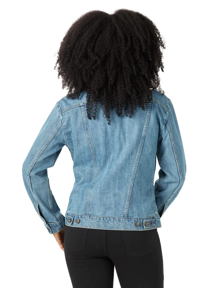 Wrangler Relaxed Fit Memory Maker Jean Jacket Chaqueta de jean Mujer (Pack de 1)