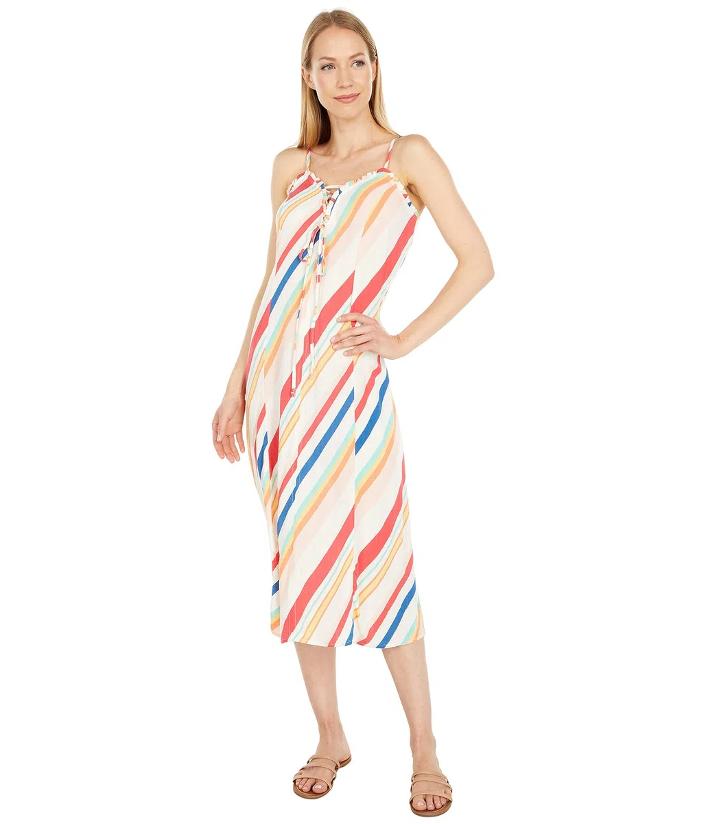 Hurley W Lace Up Midi Dress Casual Dress Mujer
