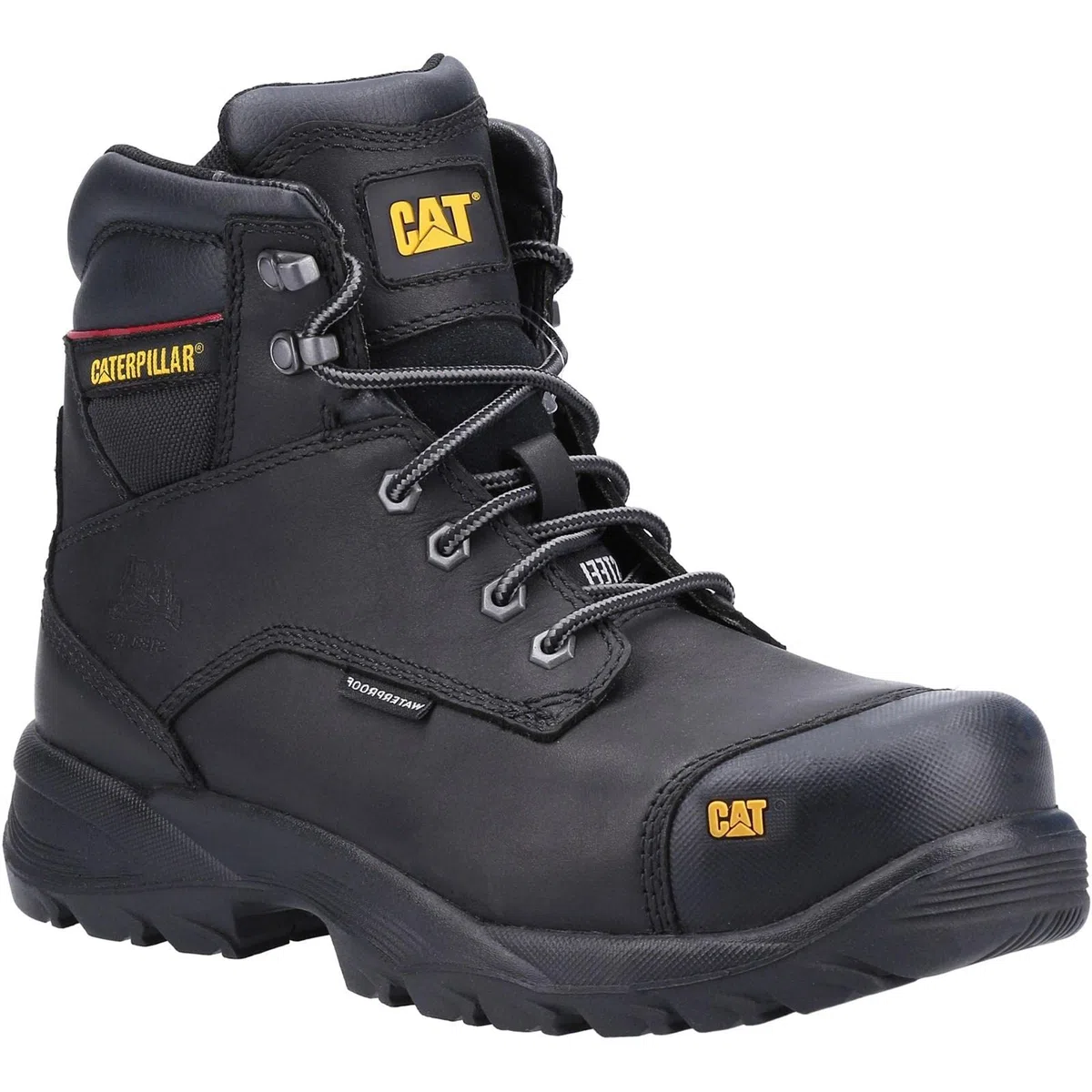 Caterpillar Cat Workwear - Botas de Seguridad Impermeables con Cordones para Hombre