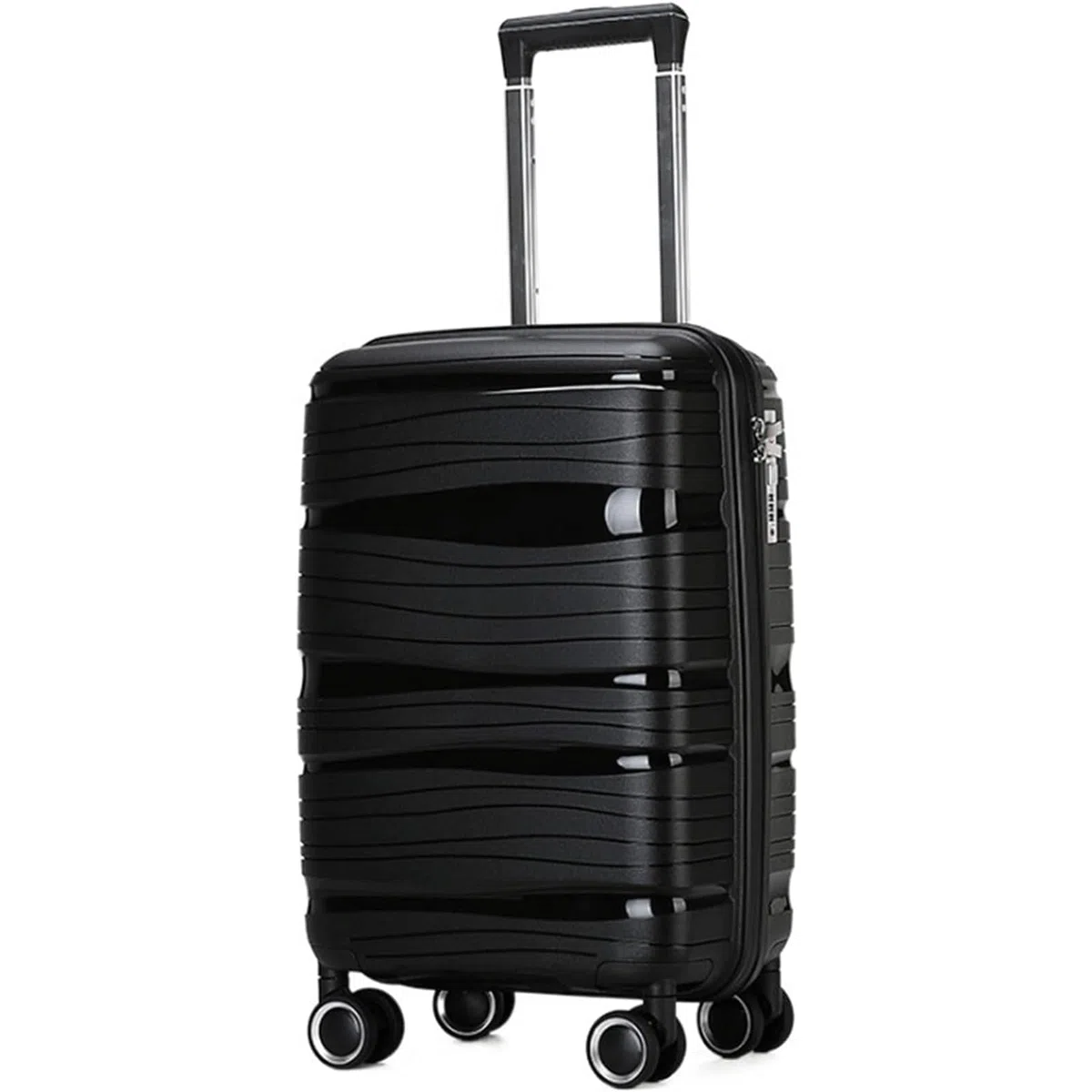 Maleta Maleta con Ruedas, Equipaje facturable de Mano con Ruedas giratorias, Asas ergonómicas Ligeras, Equipaje facturado Bolsas de Viaje
