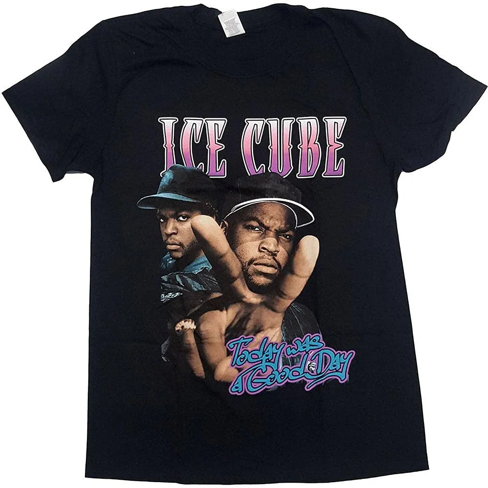 Ice Cube Camiseta Oficial para Hombre, Color Negro
